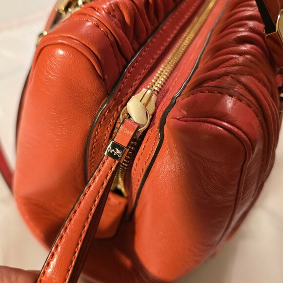 Coach Limited Edition 70th Anniversary Dark Pink Gather MADISON Purse Leather - Picture 10 of 16